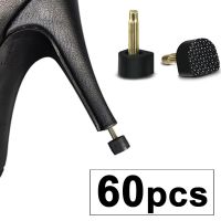 60Pcs Lady Shoe Heel Repair Tips for Shoes Pins Dowel Lifts Wedding Heels Care Kit Protectors Caps Women Heeltaps Accessories Cleaning Tools