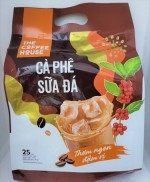 Túi 550g 25 gói - CÀ PHÊ SỮA ĐÁ HÒA TAN THE COFFEE HOUSE 3 in 1 Instant