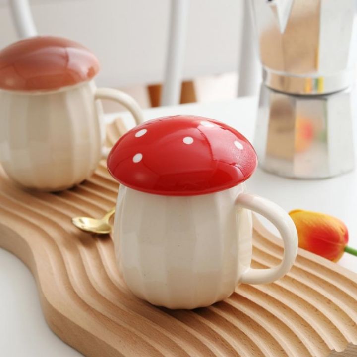 high-end-cups-น่ารัก-marioed-เห็ดถ้วยที่มีฝาปิดเซรามิกแก้วกาแฟสร้างสรรค์มือทาสี-drinkware-นมชาถ้วยของขวัญแปลกใหม่รูปแบบใหม่