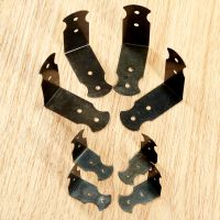 ◄ 24x24x14mm/41x41x18mm Antique Bronze Vintage Luggage Box Brackets Decorative Decoration Wood Case Feet Corner Protector 4x