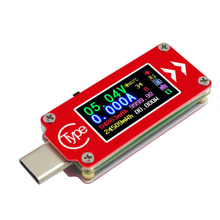 tc66tc66c-tc64-type-c-pd-trigger-usb-c-voltmeter-ammeter-voltage-2-way-current-meter-multimeter-pd-charger-battery-usb-tester