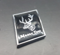 โลโก้แต่งท้าย วอลโว่ VOLVO XC60 XC90 MOOSE TEST BADGE LOGO 2.5 × 2.5 CM โลโก้ติดหลังรถ