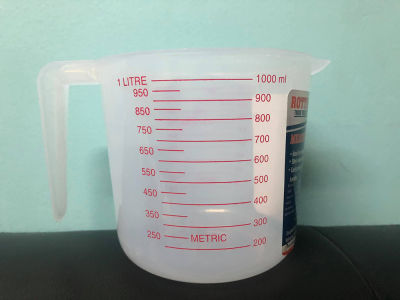 ROTTWEILER MEASURING CUP 1000ML ถ้วยตวง ถ้วยพลาสติก ถ้วยตวงพลาสติก แก้วตวง 1000ml แก้วตวงพลาสติก แก้วตวง ถ้วยตวงของเหลว