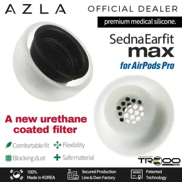 AZLA SednaEarfit MAX for Airpods Pro 2nd & 1st Gen (2 Pairs (Size S))