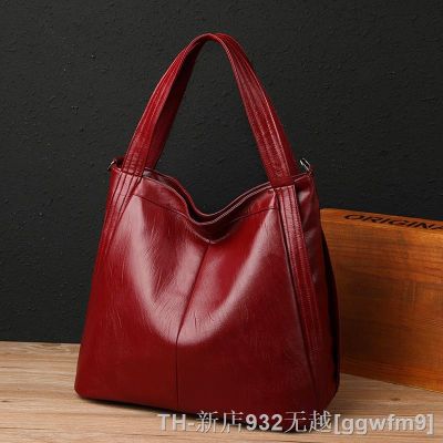 hot【DT】₪✳  Shoulder Female Leather Womens Designers capacity Totes Fashion Top-handle for Ladies