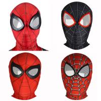 BELIE Headwear For Adlut Miles Morales 3D Raimi Peter Parker เลนส์ Superhero 3D Spiderman s Avengers ชุดคอสเพลย์