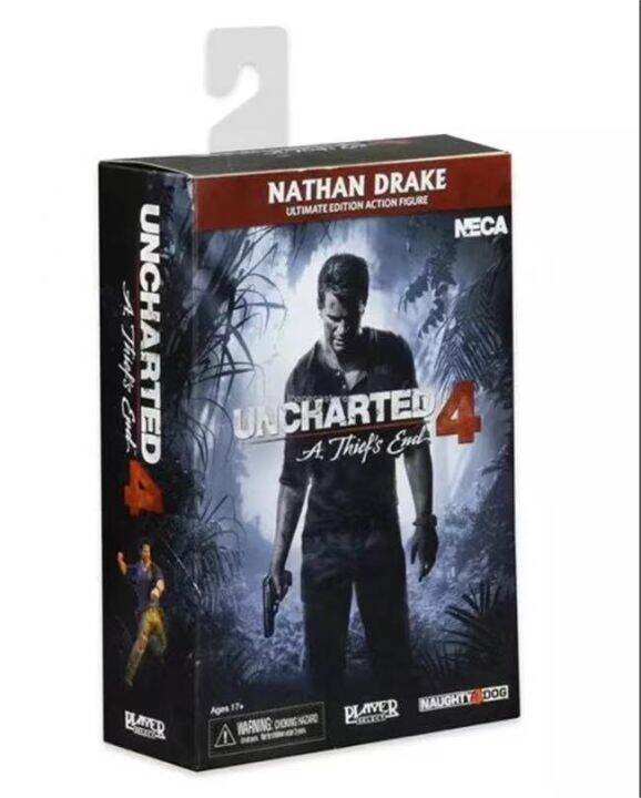 neca-uncharted-4ของเล่นเสริมพัฒนาการท้ายโจรตุ๊กตาขยับได้ขนาด7นิ้ว