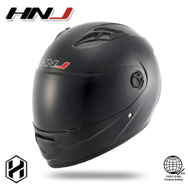 hnj matte black helmet