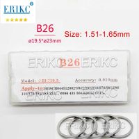 B26ปรับลิฟท์ลิ้นปิดเปิดหัวฉีดเครื่องซักผ้า B26 Shims ดีเซลหัวฉีดขนาดชุดปะเก็น: 1.51-1.65มมปะเก็นฉีดน้ำมันเชื้อเพลิง