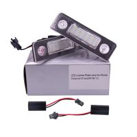 2ชิ้นไฟป้ายทะเบียนรถ Led Canbus สำหรับ Vw Skoda Octavia Ll Facelift 09 12; Facelifted 2003 2012; Roomster 5j 2006 2010