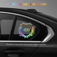 Car Body Color Laser Decoration Car Logo Stickers Are Noble and Dazzling for kia sonet niro hybrid cerato stonic rio sportage morning seltos k2 k3 k5 Accessories