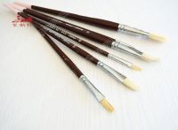 6Pcs/Set pig bristle Paintbrush Set Acrylic paints Oil Paint brush water color brush artist Supplies Professional Art Supplies Drawing Painting Suppli