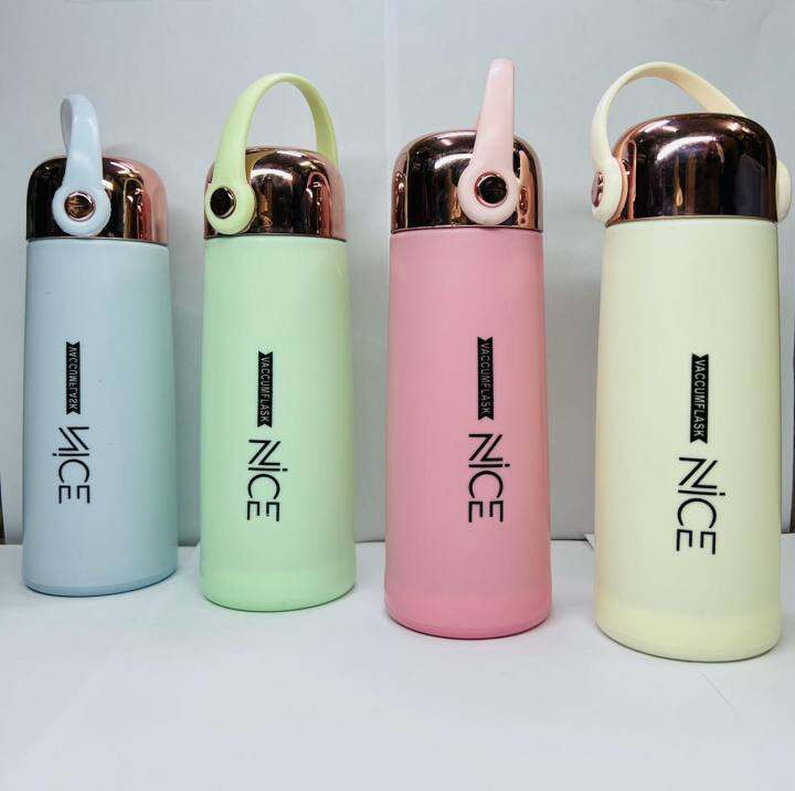 100% Original Smilee New Vacuum Flask Nice Cup With Handle For Hot And ...