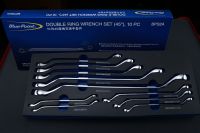 ชุดถาดโฟมประเเจเเหวนคู่ เอียง 45° BLUE-POINT NO.BPS2A 45° Double Ring Wrench Set Factory Gear by Gear Garage