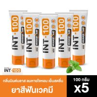 [สินค้าพร้อมจัดส่ง]⭐⭐แพ็ค5 ยาสีฟัน INT-100 WAKE ME toothpaste ยาสีฟันเวคมี รส Mint Blast สูตรเย็นเต็ม Max สดชื่น ตื่นชัวร์[สินค้าใหม่]จัดส่งฟรีมีบริการเก็บเงินปลายทาง⭐⭐