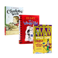 English original Charlottes net / Charlie and chocolate / little boys diary 1charlotte s web/Diary of a Wimpy Kid/Charlie and the Chocolate Factory