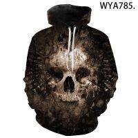 2023 style Skull Printed 3D New Hoodies Men Women ren  Long Sleeve Sweatshirts Streetwear     Clothes Jacket，can be customization