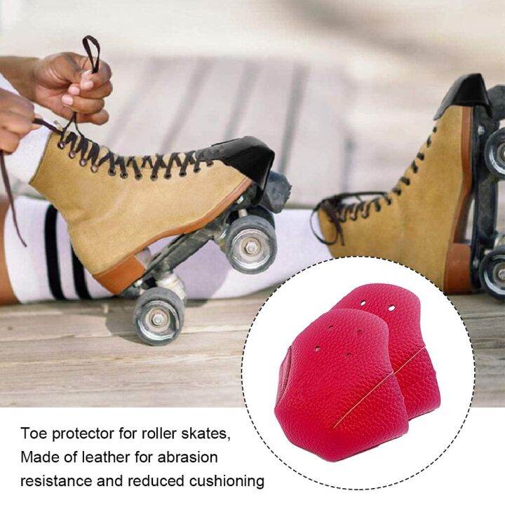 1-pair-skates-roller-anti-friction-feet-toe-cap-guard-leather-skating-cover-protectors-for-outdoor-training-orange