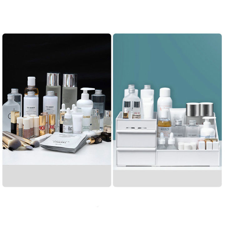 cosmetic-makeup-organizer-with-drawers-plastic-bathroom-skincare-storage-box-brush-lipstick-holder-organizers-jewelry-storage