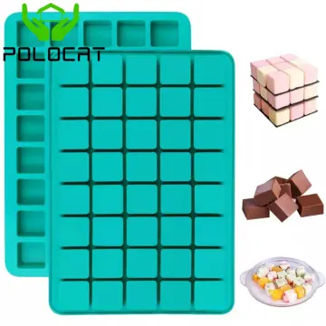 126 Cavity Square Candy Molds Silicone Mold for Hard Candy