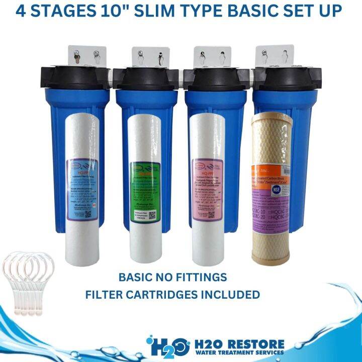 Water Filter 4 Stages 10sl Basic 1/2