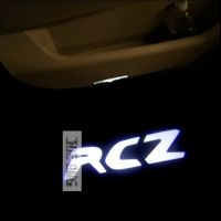 2ชิ้นโปรเจคเตอร์ต้อนรับประตูรถ Led เงาผีบรรยากาศมารยาทสำหรับ2011 2015 Peugeot Rcz