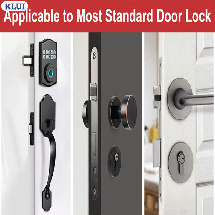 KLUI Heavy Duty Door Strike Plate Improve Door Security Door Latch