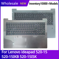 Baru Ideapad 520-15520-15IKB 520-15ISK คีบอร์ดUSสำหรับแล็ปท็อป Atas Palmrest ภาพกรอบ Kes แป้นพิมพ์สัมผัส A C D Shell