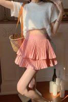 【CC】 Sutimine Lust Pleated Skirt Spring/Summer New A-line Womens Waist Short