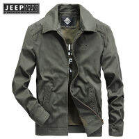 เสื้อแจ็กเก็ตตัวใหญ่ของผู้ชาย JEEP SPIRIT 1941แฟชั่นลำลอง ESTD เรียบง่าย