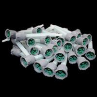 50 pcs 1:1 อีพ็อกซี่เรซิ่นผสมหัวฉีด AB กาวกาวอะคริลิค Static Mixer Epoxies หัวฉีดผสม Tube หัวฉีด Applicator-SYSH STORE