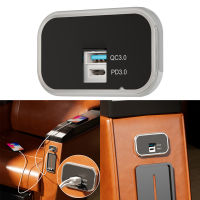 12V รถซ็อกเก็ต Dual USB ชาร์จ QC3.0 PD3.0รถเรือ RV Fast Charger Socket LED Power Outlet สำหรับรถยนต์ Motorhome Caravan