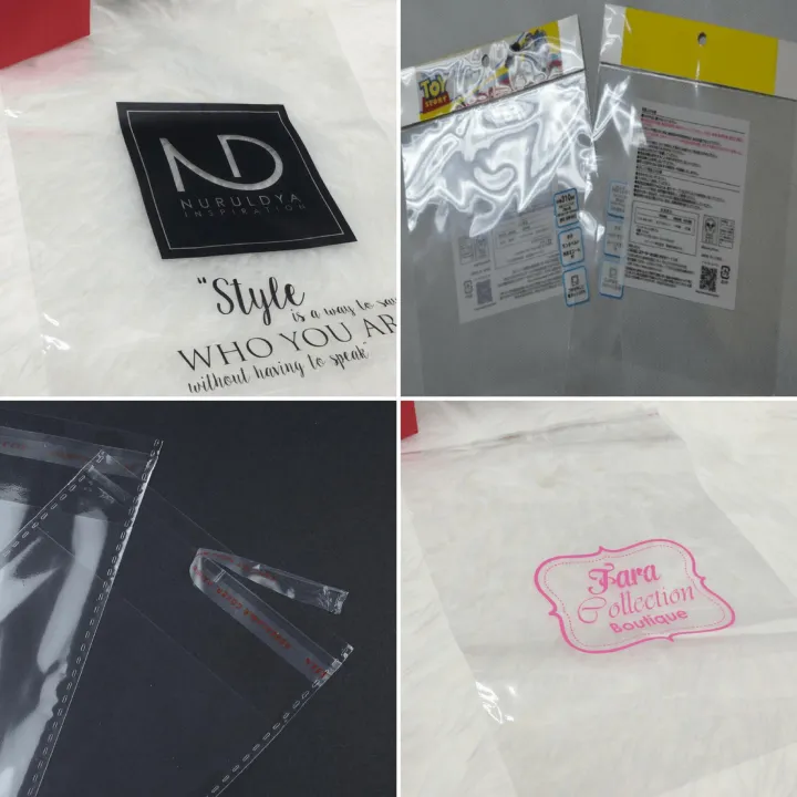 OPP SELF ADHESIVE PLASTIC BAG SUPPLIER MALAYSIA HAIN® Packaging Malaysia Lazada