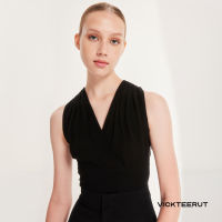 VICKTEERUT (ราคาปกติ 8,250-.) Re-Edition Sleeveless Blouse with Tuck Pleat Waist เสื้อแขนกุด ขอบเอวตีเกล็ด