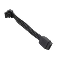 16PIN Graphics Card Adapter Cable Elbow Adapter Cable Graphics Card 2VHPWR Straight Head Turning Head Cable PCIE5.0 Cable