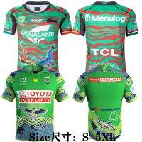 เสื้อรักบี้ล่าสุด 2021 snow pear rabbit indigenous south Sydney edition raiders rugby dress shirts with short sleeves male rugby jersey