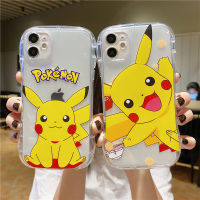 Cute Cartoon Pikachu Phone Case for Apple iPhone 6 6s 7 8 Plus X XR XS 11 12 13 Pro Max SE 2020 Casing Soft Cover