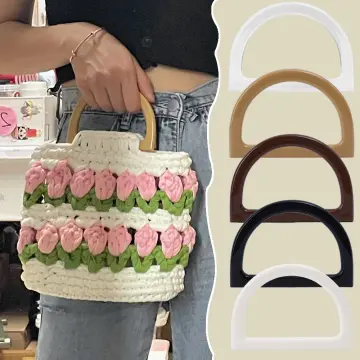 How to crochet handle rings easy and nicely on a bag - YouTube