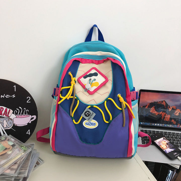 multicolor-ulzzang-backpack-for-women-men-student-large-capacity-breathable-fashion-personality-multipurpose-bags