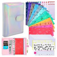 《   CYUCHEN KK 》35ชิ้น A6 PUBudget Binder โน๊ตบุ๊คเงินสดซองจดหมายระบบ Setwith Binderfor MoneySavingOrganizer