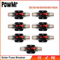 80A 60A 50A 40A 30A 12V / 24V / 48V DC Resettable Circuit Breaker Resettable Fuse Insurance for Solar Photovoltaic Connector Breakers Load Centers  Fu