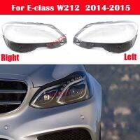 เคสโคมไฟเลนส์แก้วสำหรับรถยนต์ Mercedes-Benz E-Class W212 2014-2015 E260L E200L E280L E300L E350L