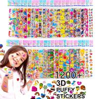 Kids Stickers 40 20 Different Sheets 3D Puffy Bulk Stickers for Girl Boy Birthday Gift Scrapbooking Teachers Animals Cartoon Stickers