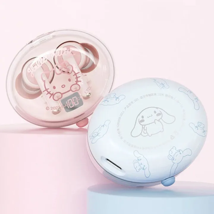 Sanrio Hellokitty Cinnamoroll Kawaii Wireless Bluetooth Earphone 5.0 ...