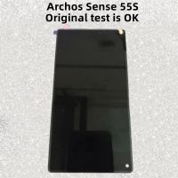 สำหรับ Archos Sense 55S มือถือจอแอลซีดีโทรศัพท์โมดูลหน้าจอสัมผัสภายในและภายนอก