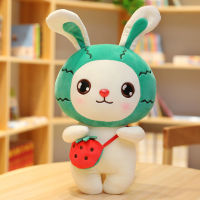 Cute Rabbit Plush Toy Ragdoll Comforter Toys Childrens Gift Little Doll Fruit Pillow Birthday Gift