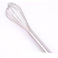 ตะกร้อมือ ตะกร้อตีแป้ง ที่ตีไข่สเตนเลส Egg whisk ขนาด 10 นิ้วลวดหนา 2mm