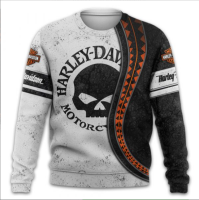 Willie G Skull Harley-Davidson 3D LONG SHIRT All Over Printed