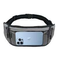 New Touch Screen Running Bag Phone Pouch Men Women Outdoor Sports Zipper GYM Clear View Fitness Workout Waist Pack Bags Running Belt