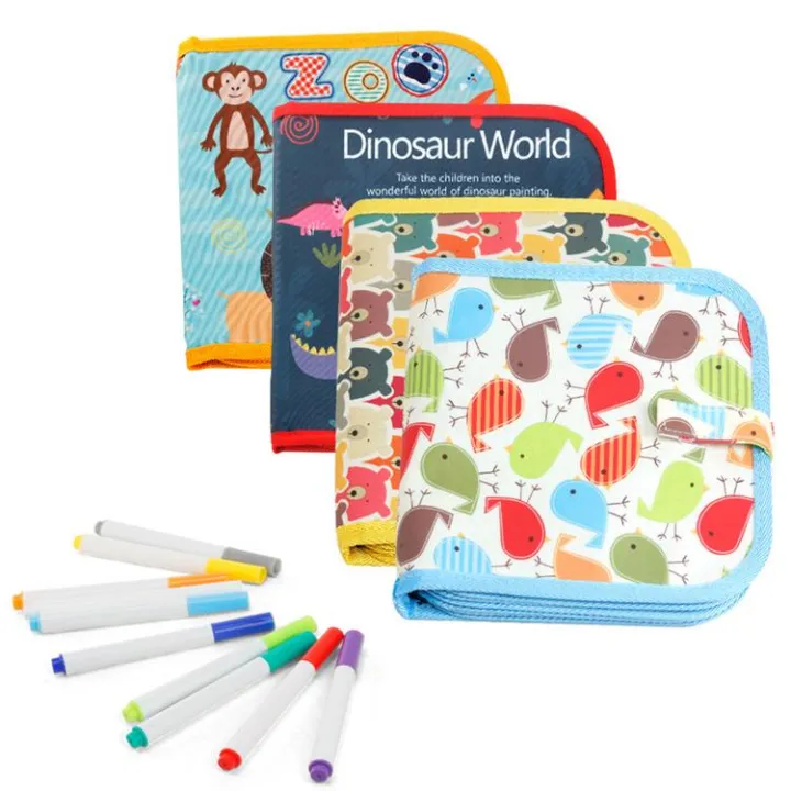 Erasable Doodle Books for Toddler Kids Coloring Book Set Reusable